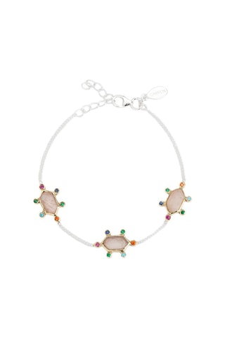 Bracelet - Argent et quartz