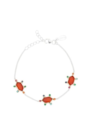 Bracelet - Argent et cornalines