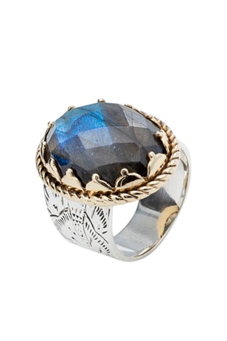 Bague - Argent et labradorite