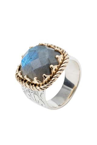 Bague - Argent et labradorite