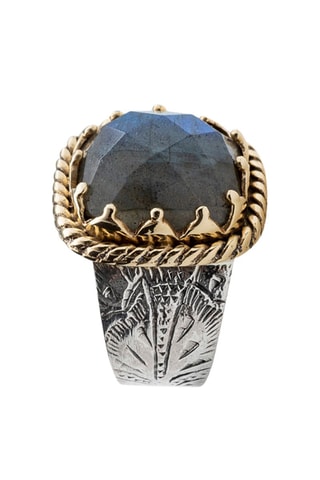 Bague - Argent et labradorite