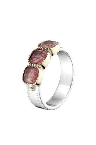 Bague - Argent et quartz