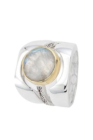 3 bagues - Argent et pierre de lune