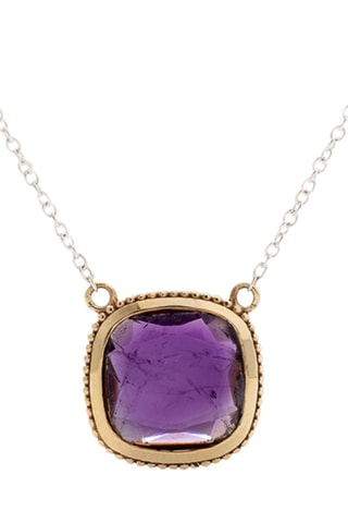 Collier - Argent et améthyste