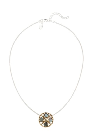 Collier - Argent et labradorites