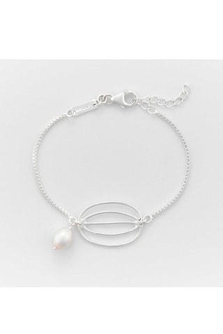 Bracelet - Argent et perle d'imitation