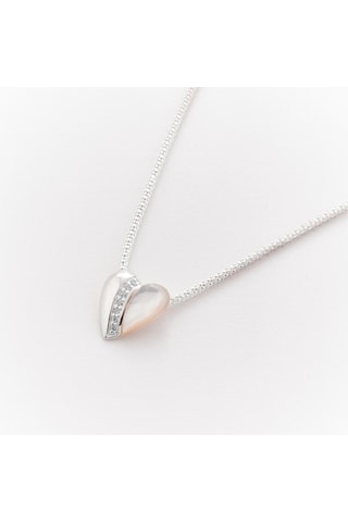 Collier - Argent et nacre
