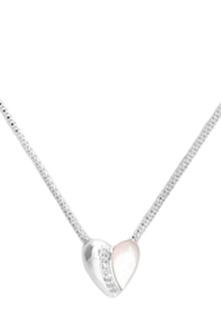 Collier - Argent et nacre