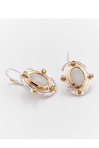 Boucles d'oreilles - Argent et perles d'imitation