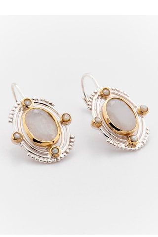 Boucles d'oreilles - Argent et perles d'imitation