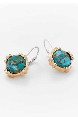 Boucles d'oreilles - Argent et turquoise