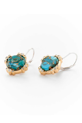 Boucles d'oreilles - Argent et turquoise