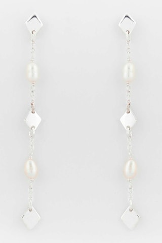 Boucles d'oreilles - Argent et perles d'imitation