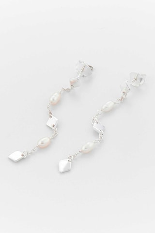 Boucles d'oreilles - Argent et perles d'imitation