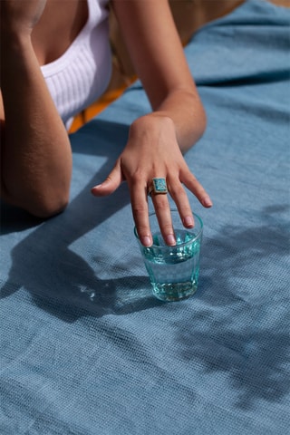 Bague - Argent et turquoise