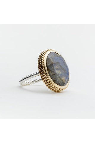 Bague - Argent et labradorite