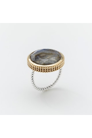 Bague - Argent et labradorite