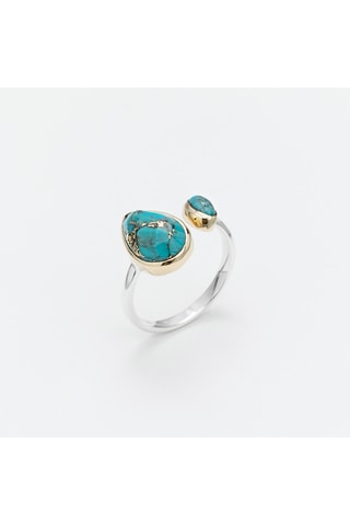 Bague - Argent et turquoise