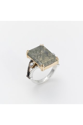 Bague - Argent et labradorite