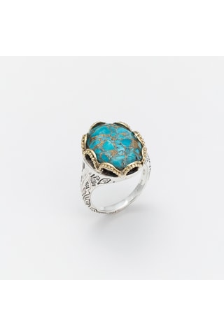 Bague - Argent et turquoise