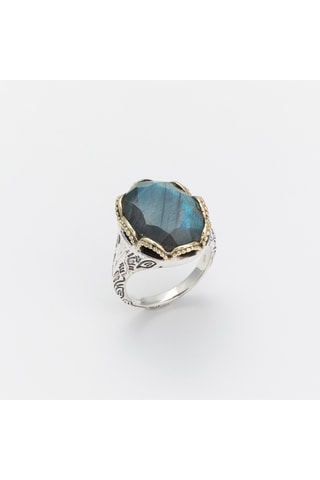 Bague - Argent et labradorite