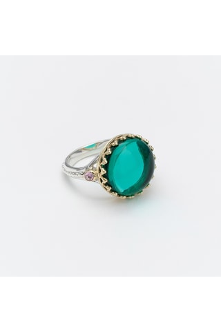 Bague - Argent et apatite