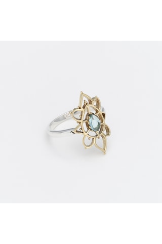 Bague - Argent et topaze