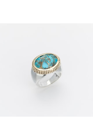 Bague - Argent et turquoise