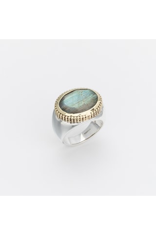 Bague - Argent et labradorite