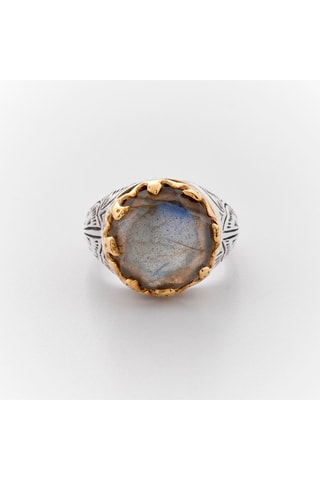 Bague - Argent et labradorite