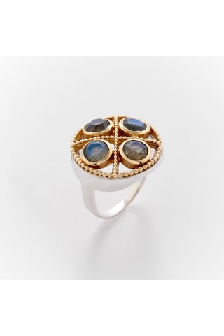 Bague - Argent et labradorite