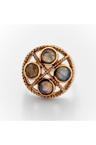 Bague - Argent et labradorite