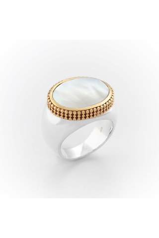 Bague - Argent et nacre