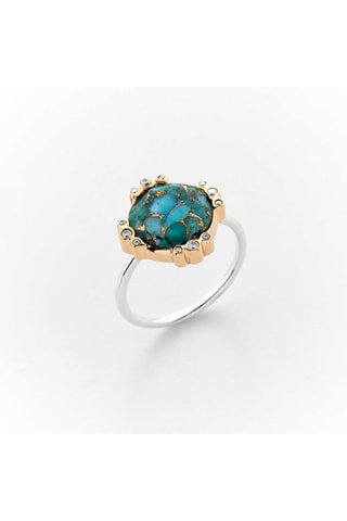 Bague - Argent et turquoise