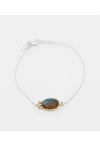 Bracelet - Argent et labradorite