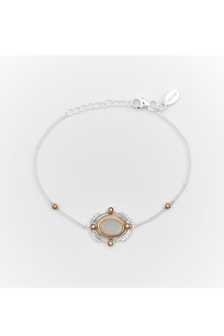 Bracelet - Argent et perles d'imitation