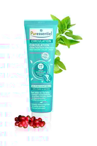 Frisse hydraterende circulatiecrème met 17 essentiële oliën - 100 ml