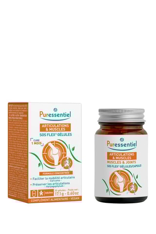 Gélules SOS Flex Puressentiel Articulations & Muscles - 100 g