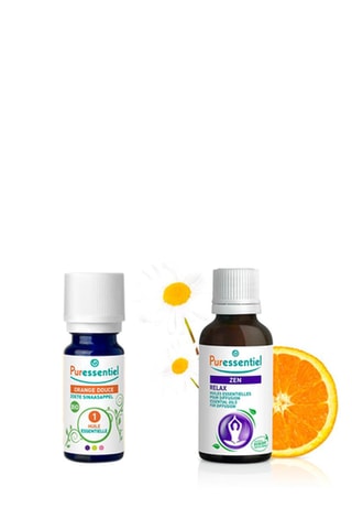 Huiles essentielles - Diffuse Zen et Orange bio - 30 et 10 ml