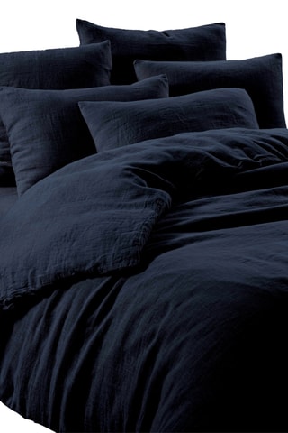 Housse de couette en lin Limy - Encre