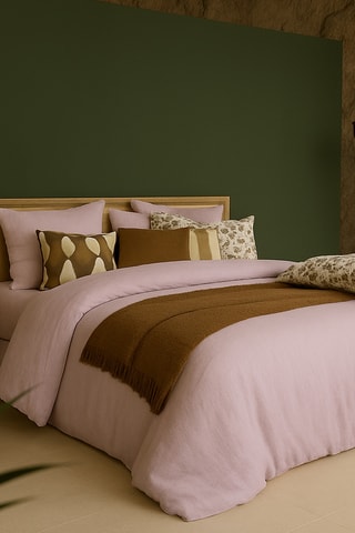 Housse de couette en lin Limy - Pétale