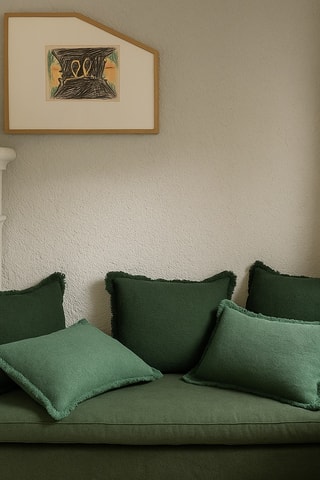 Housse de coussin en laine Aspen - Pigeon - 40 x 60 cm