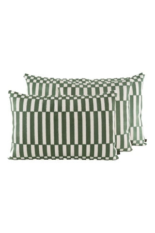 Housse de coussin Cancun - Céladon - 50 x 80 cm