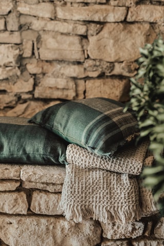 Housse de coussin en lin Aalborg - Pigeon - 40 x 60 cm