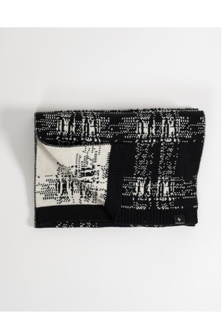 Sjaal Jeirf - Zwart en Wit