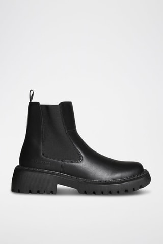 Leren Chelsea Boots Berry - Zwart - Napapijri