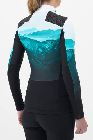 Ski-jasje Pierra - Zwart en turquoise