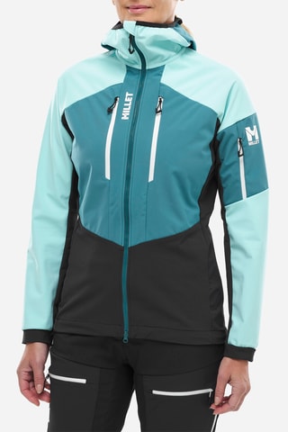 Ski-jasje met Capuchon - Turquoise en Zeegroen