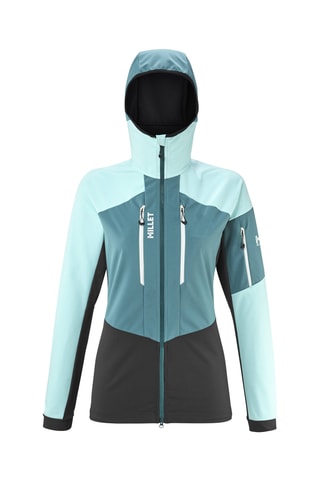 Ski-jasje met Capuchon - Turquoise en Zeegroen