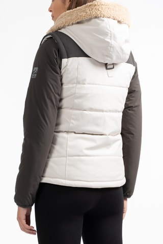 Gewatteerde Ski-jas met Capuchon Karoo - Lichtbeige